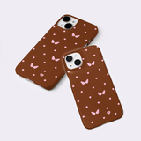 ハートドットウィングスマホケース
