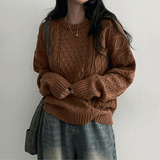 スロフィッシャーツウィステッドニットウェア (4 colors)