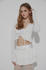 DOUBLE TIERED SKIRT