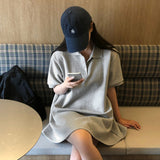 [BELLIDE MADE] ルーズフィット, フレア PK ドレス