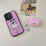 ピンクパンツエポキシバンパースマートフォンケース