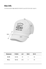 WOVEN RELAX FIT BALL CAP【IVORY】