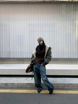 Grand Fur Hoodie Zip-Up Parka Jacket