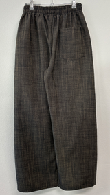 PINTUCK BANDING COTTON DENIM LONG PANTS 🩵🩷🤎3COLOR