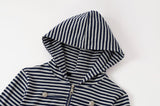 Camille Double Button Hood Zip-Up