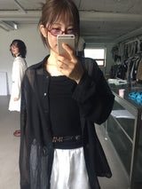 モノシースルーシャツ (2color)