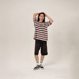 Dazzy Stripe T-Shirt Navy