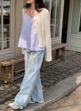 Soft Tee Wide Denim Baggy Pants (3color)