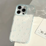 Summer Blue Edge Fresh Mood Minimal iPhone Case