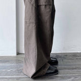 Retro Washed Silhouette Cargo Pants