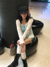 Dot Slub Summer Cardigan (3c)