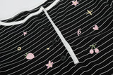 ルマ ファインストライプ スリムTシャツ
