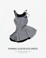 [ORIGINAL] Pairing layered sleeveless dress