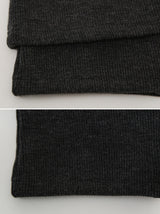 Slit Layered Knit Skirt Pants (2color)