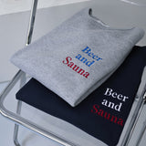 OneDrop Beer and Sauna 刺繍logo sweat