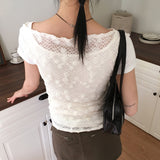 Seko see-through embossed rose sleeveless