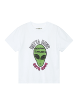 エイリアンヘッド1/2Tシャツスモールフィット　ホワイト