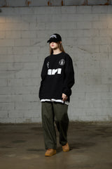 ARI LONG SLEEVE JERSEY T-SHIRT / BLACK