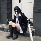 [Bellide made] Rock Chic, Leather Blouson Jacket