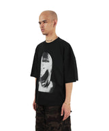 HIERARCHY STUDIOS Unsolved - Black Victim Boxy Heavyweight Oversized T-Shirt