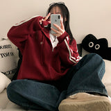 Neuja Two-Line Knitwear Hooded Zip-Up