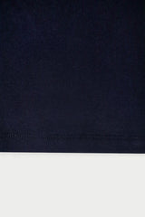 ラベルベーシックTシャツ_navy
