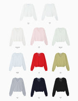 FM Daily Basic V-neck Knit (10color)