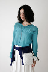 cross pouch (white pin dot)