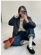 [Brushed Lining] 575ワイドデニムパンツ