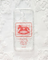 【MADE】 Childhood Rocking Horse | Clear Case - Red