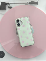 NEW LOGO Mint Pink Silver Epoxy Case