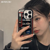 スニーカー ベンディングマシン ストリート バイブ エポキシ バンパー iPhone ケース