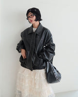 Cancan see-through see-through long skirt