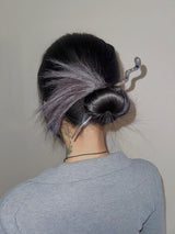 Kitsch cubic snake ornamental hairpin_1
