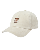 25FW AC BEAR CORDUROY POINT BALL CAP BEIGE
