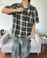 Shunut Checkered Short-Sleeved Shirt