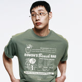 Rowdys ビーチバー Tシャツ_カーキグレー