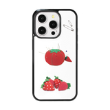 Tomato Needle Cushion Glass bumper Case