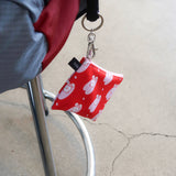 Blossom Wish pattern keyring pouch(mini)