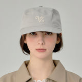 Leaf VZ Monogram Twill Pillbox Cap / Gray