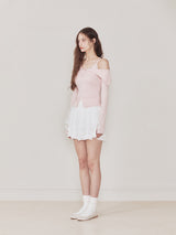 Bunny top cardigan (Pink)