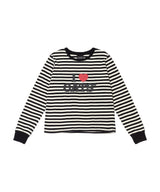 I LOVE CATS STRIPE SLIM LONG SLEEVE
