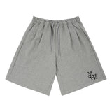 M-TP Logo Super Wide Bermuda Pants Gray