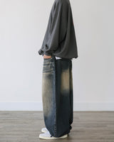 CROSS DEEP DENIM PANTS YB
