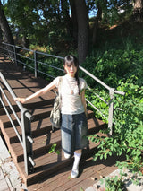 ドットシースルーTシャツ