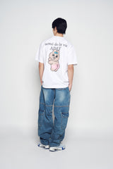 25SS TANNING OPANCHU USAGI BASIC LOGO SHORT SLEEVE T-SHIRT WHITE