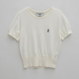 (T-6861)ESSENTIAL EMMA CLASSIC CROP KNIT