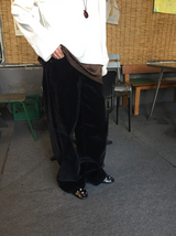 ディアンベルベットコットンワイドパンツ