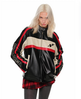IN STOCK | PADDED MOTO JACKET – BLACK