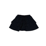 Dot cancan shirring skirt